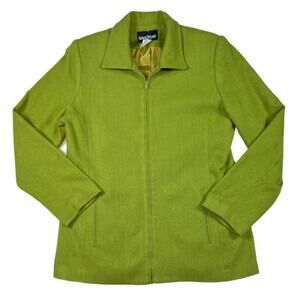 Leslie Stuart Green Coat Blazer | Size 10